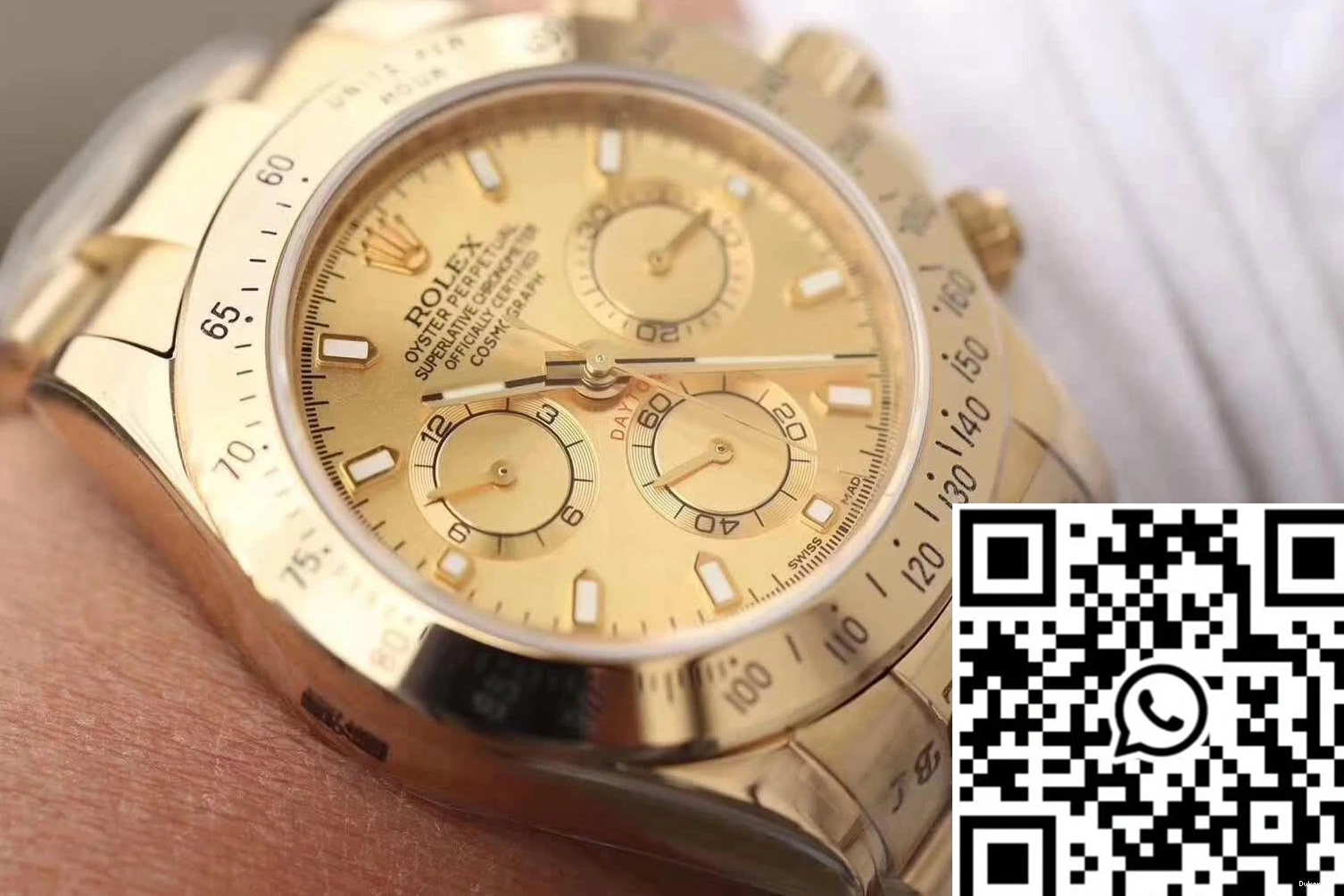 Daytona Factory Dial JH 116503 Gold Rolex Cosmograph 0403